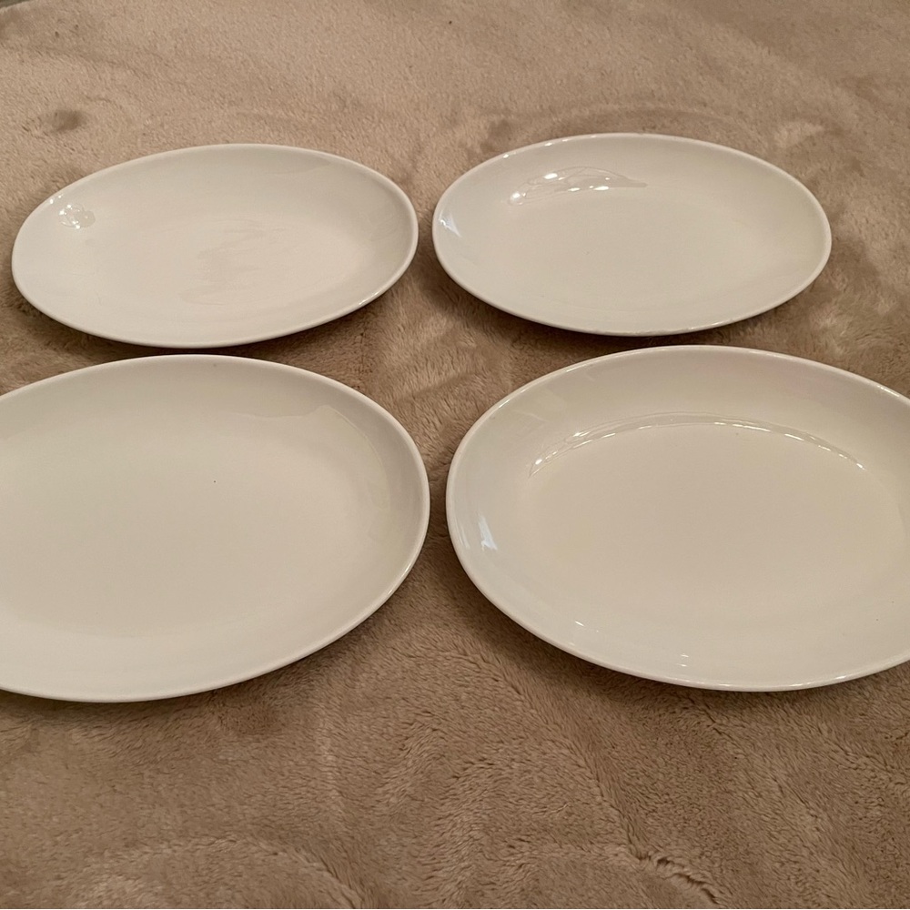 St. James Super Bone Fine China 4 Dessert Plates